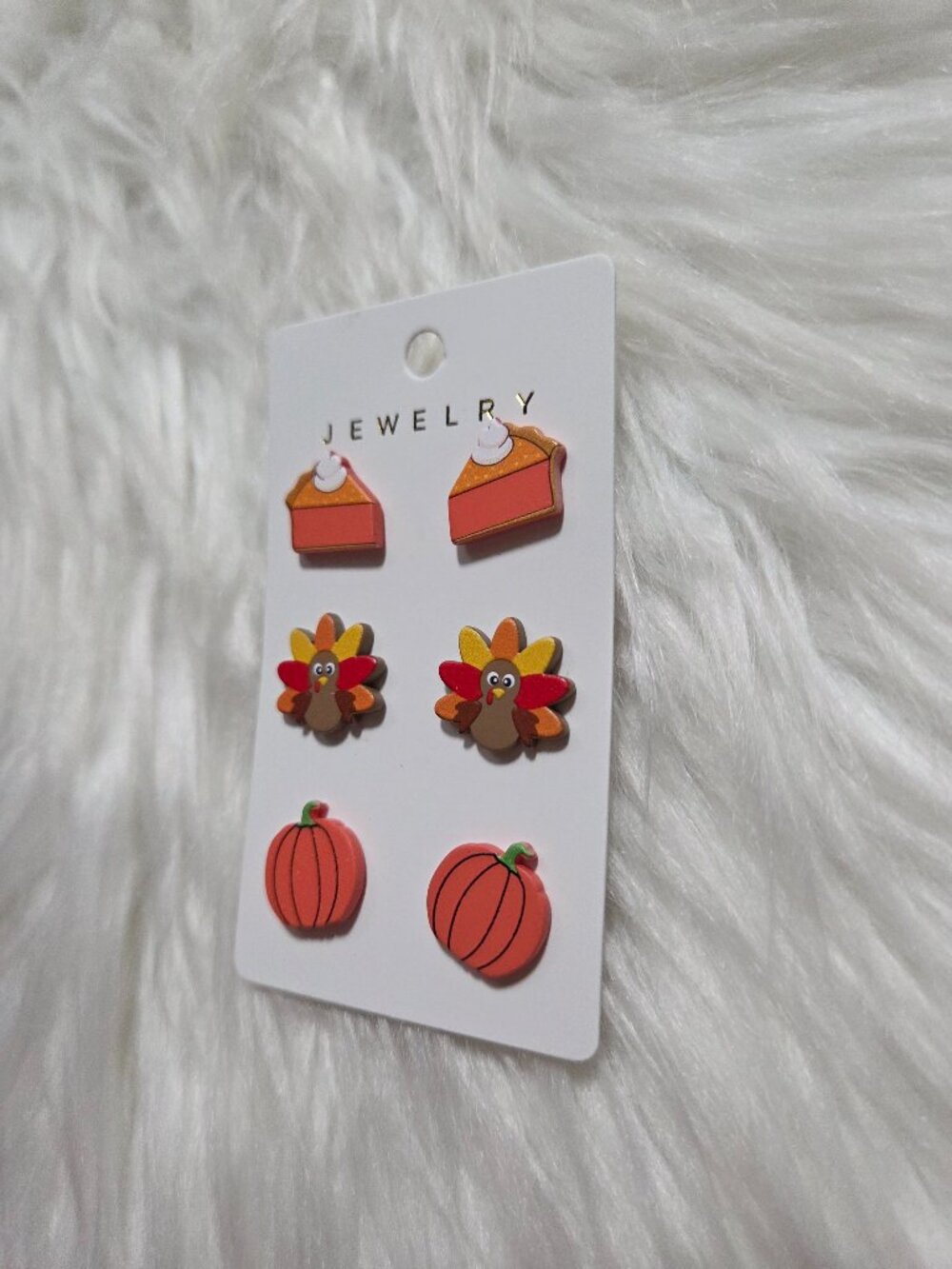 Fall/Thanksgiving Stud Earring Set - Picture 5 of 6